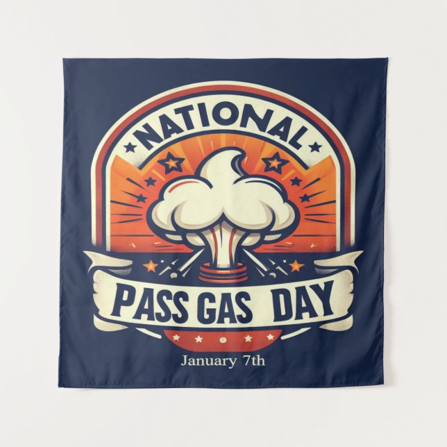 Jan 7th - National Pass Gas Day Tapestry (Front)