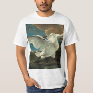 Jan Asselyn - The Threatened Swan T-Shirt