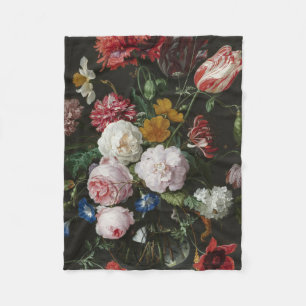 Jan Davidsz. De Heem - Still Life With Flowers Fleece Blanket