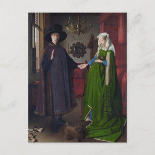 Jan Eyck- The Arnolfini Wedding Postcard
