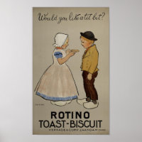 Jan Rinke - Rotino toast-biscuit Poster