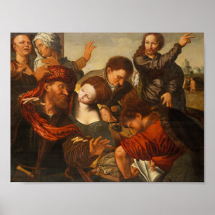 Jan Sanders van Hemessen - The Calling of Matthew Poster