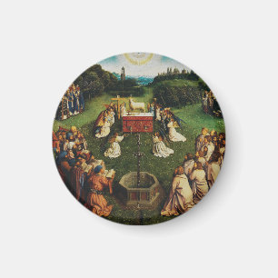 Jan van Eyck Adoration of the Mystic Lamb Art Magnet