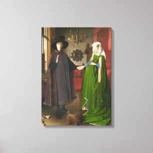 Jan van Eyck Arnolfini Portrait Canvas Print