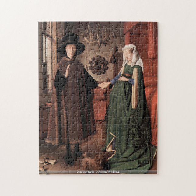 Jan Van Eyck - Arnolfini Wedding puzzle (Vertical)