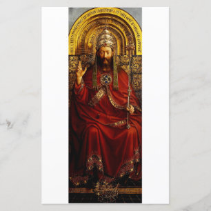 Jan van Eyck God the Father on Throne Fine Art