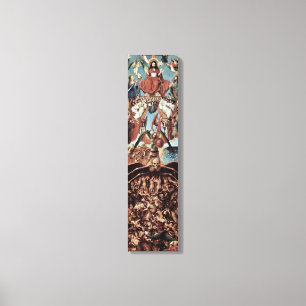 Jan van Eyck - Last Judgement diptych wing Canvas Print