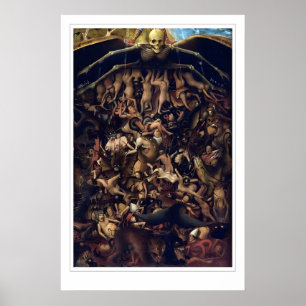 Jan Van Eyck Print The Last Judgement, Lower