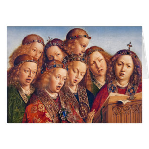 Jan van Eyck Singing angels Ghent altarpiece