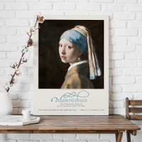 Jan Vermeer Girl with a Pearl Earring Art Exhibit 