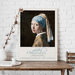 Jan Vermeer Girl with a Pearl Earring Art Exhibit  Canvas Print