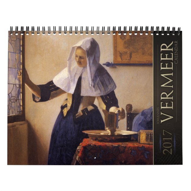 Jan Vermeer Paintings 2017 Calendar (Cover)