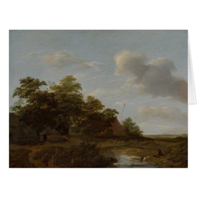 Jan Vermeer van Haarlem, Landscape with a Farm (Front Horizontal)