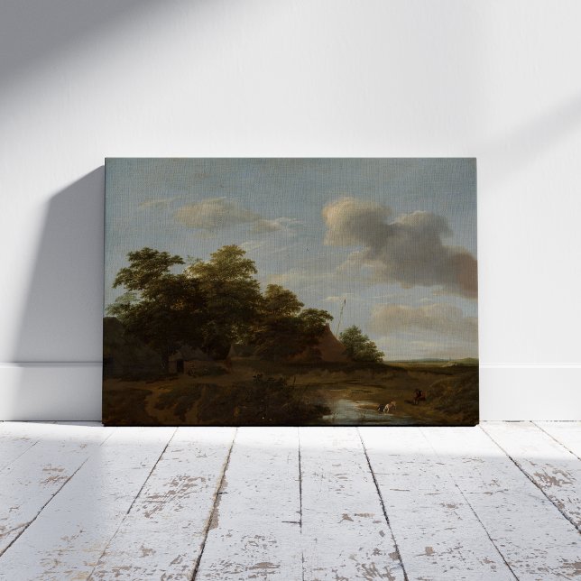 Jan Vermeer van Haarlem, Landscape with a Farm Poster (Creator Uploaded)