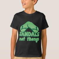 JANDALS not thongs Kiwi Aussie funny design