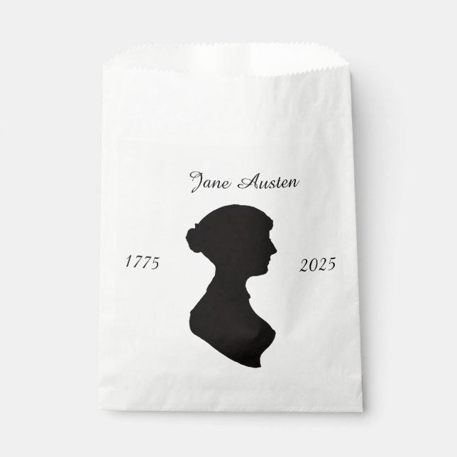 Jane Austen at 250 Favour Bags (Front)