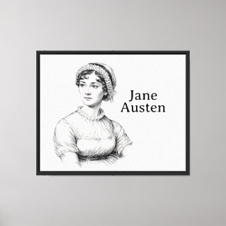 Jane Austen Canvas Print