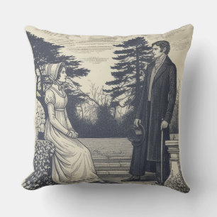 Jane Austen couples Cushion