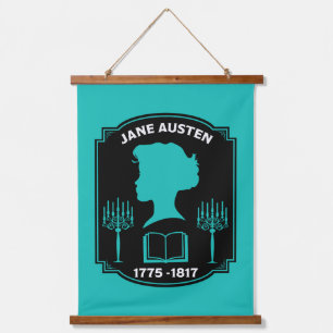 Jane Austen English Novelist Hanging Tapestry