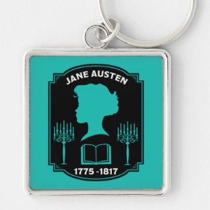 Jane Austen English Novelist Key Ring