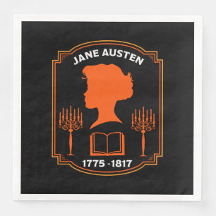 Jane Austen English Novelist Napkin