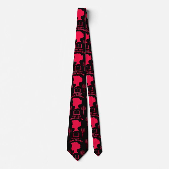 Jane Austen English Novelist Tie (Front)