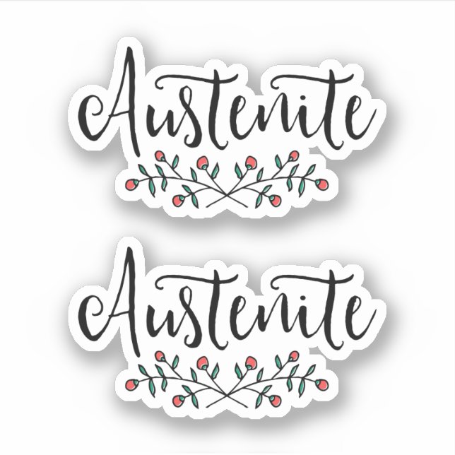 Jane Austen Floral Austenite (Front)