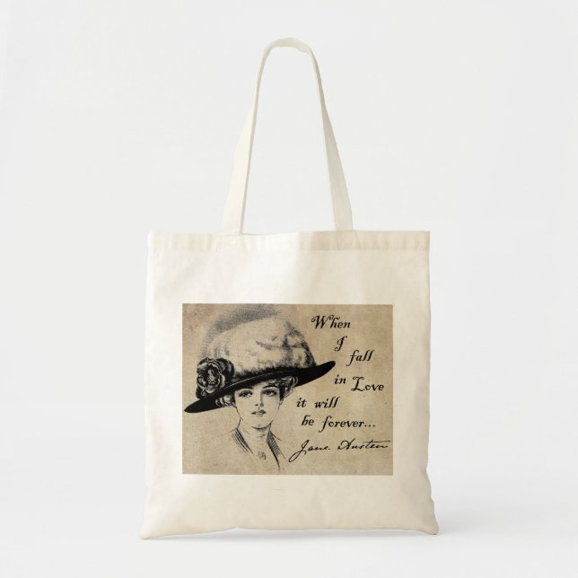 Jane Austen: Forever Tote Bag (Front)