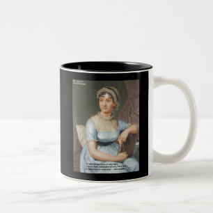 Jane Austen Friendship/Love/Balm Love Quote Gifts Two-Tone Coffee Mug