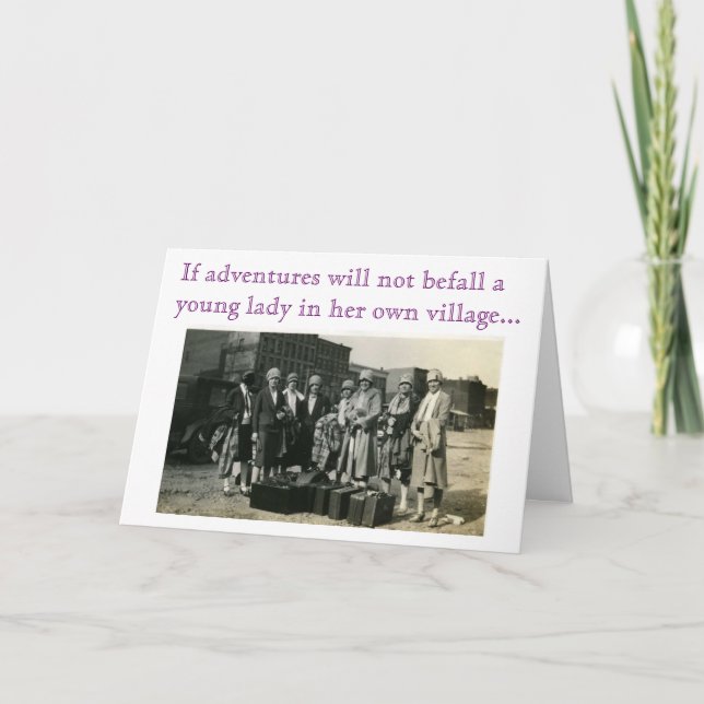 Jane Austen Graduation Card (Front)