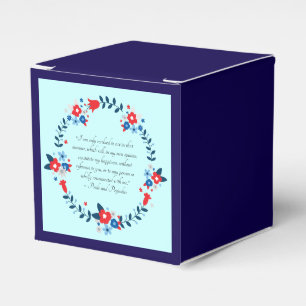 Jane Austen Happiness Quote, Pride and Prejudice Favour Box