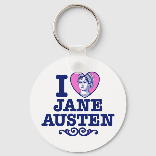 Jane Austen Key Ring (Front)