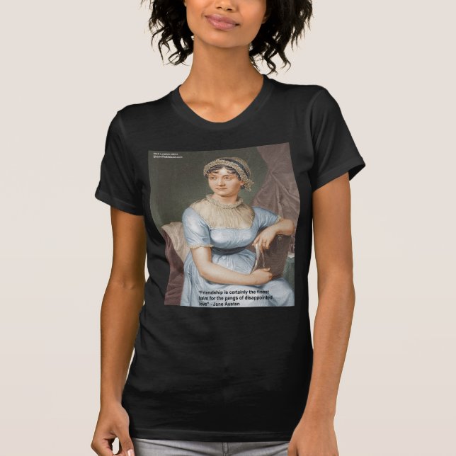 Jane Austen Love Finest Balm Quote Cards & Gifts T-Shirt (Front)