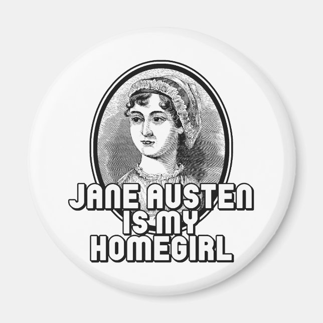 Jane Austen Magnet (Front)