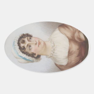 Jane Austen Miniature Portrait Stickers