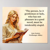 Jane Austen - Northanger Abbey Reading quote