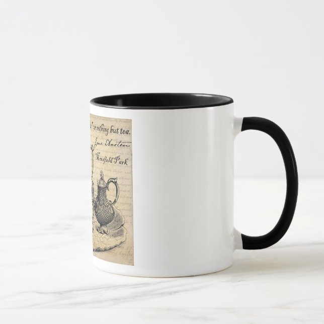Jane Austen: Nothing But Tea Mug (Right)