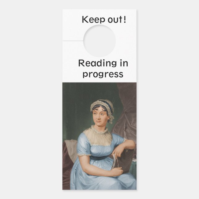 Jane Austen' novels Door Hanger (Front)
