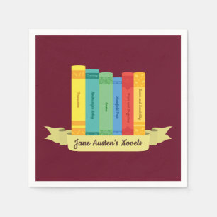 Jane Austen Novels III Napkin