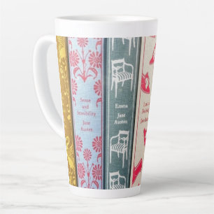 Jane Austen Novels  Latte Mug