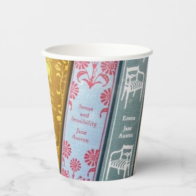 Jane Austen novels  Paper Cups (Front)
