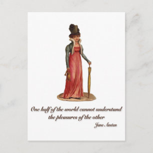 Jane Austen on Misunderstanding Postcard