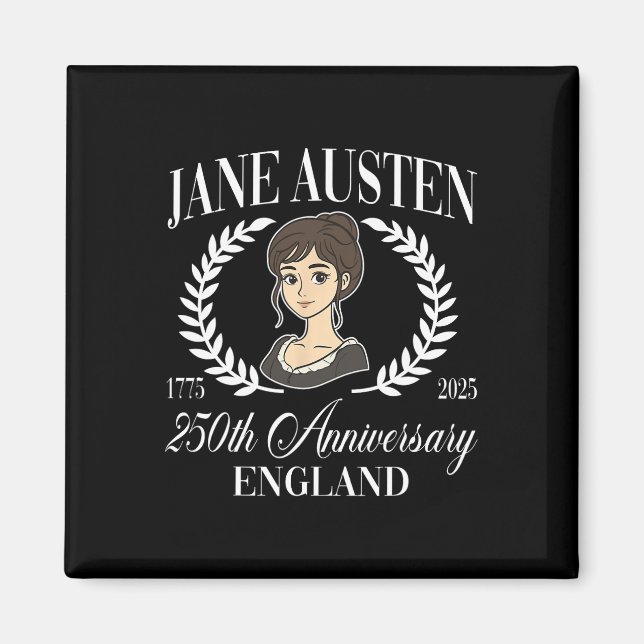 Jane Austen Pemberley 250th Anniversary Pride And  Magnet (Front)