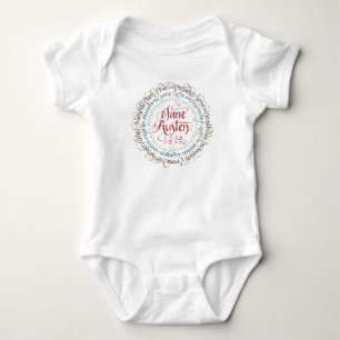 Jane Austen Period Drama Adaptations Baby One Bodysuit