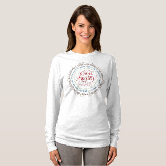 Jane Austen Period Drama Long Sleeve T-shirt - Ash