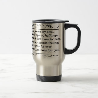 Jane Austen Persuasion Quote Travel Mug