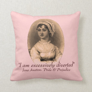 Jane Austen Pillow