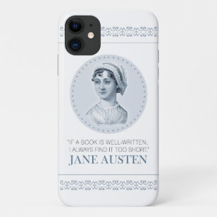 Jane Austen Portrait and Quote on Reading Case-Mat Case-Mate iPhone Case