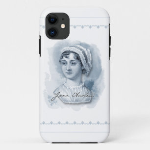 Jane Austen Portrait and Signature Case-Mate iPhone Case