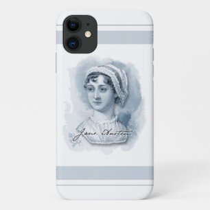 Jane Austen Portrait and Signature Case-Mate iPhone Case
